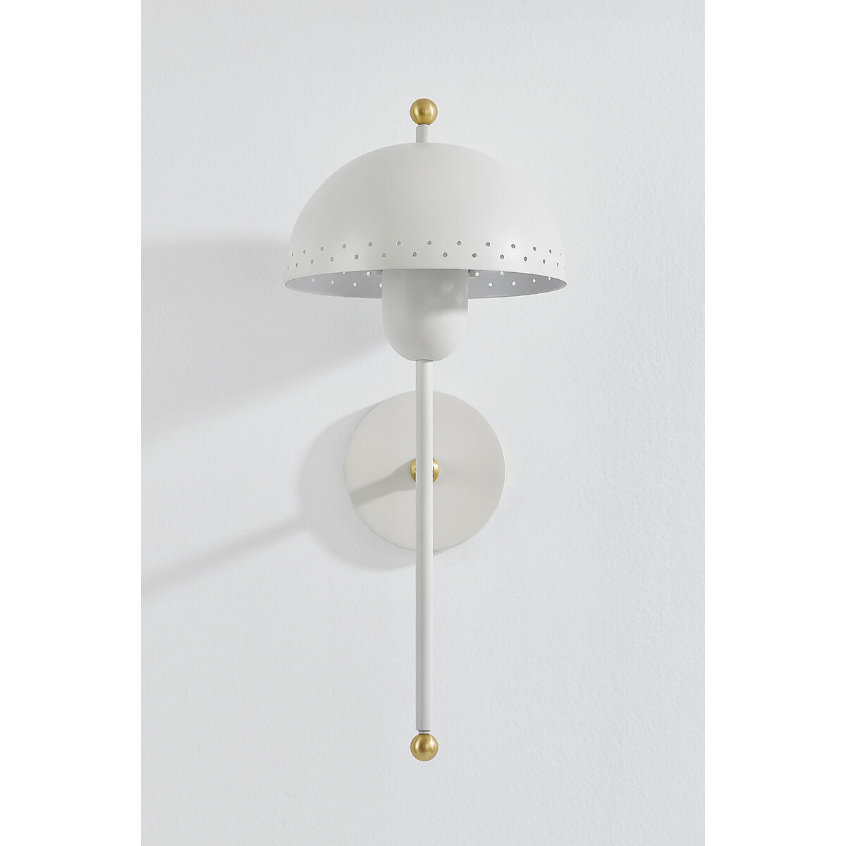 Jojo 1 Light 7.75 inch Aged Brass/Soft White Wall Sconce Wall Light